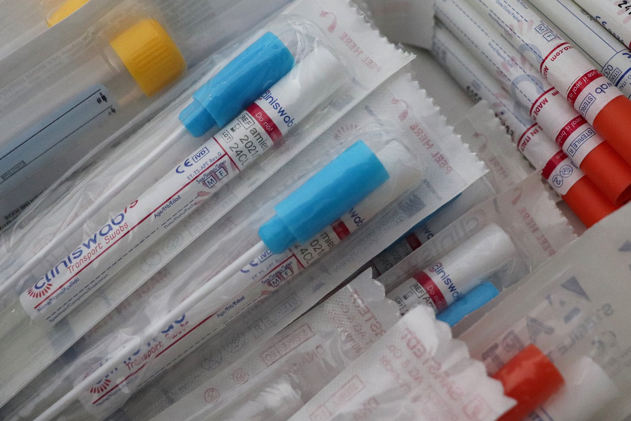blood test sampling vials