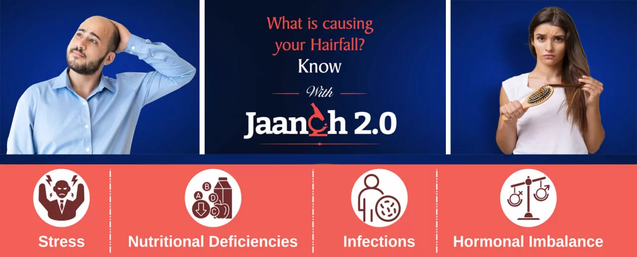 Blood tests for hair loss in males and females - Thyrocare Jaanch Hair Fall Screening Packages