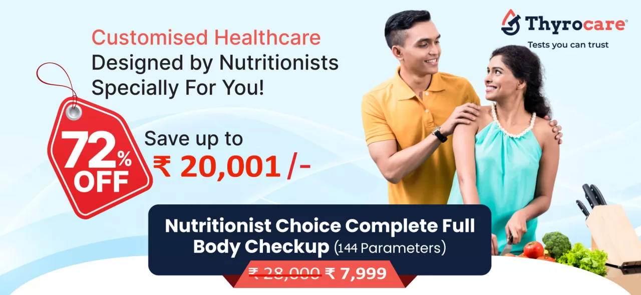 Nutritionist's Choice Complete Full Body  Checkup Package for Celebrities