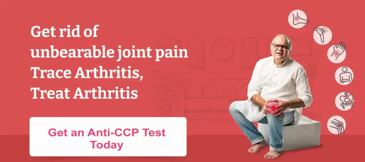 Anti CCP (ACCP) Blood Test in Jamshedpur at ₹ 999 Anti-CCP Test in Jamshedpur Near Me