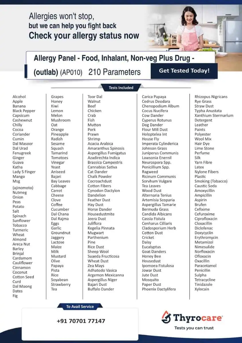 Complete Allergy Test Panel