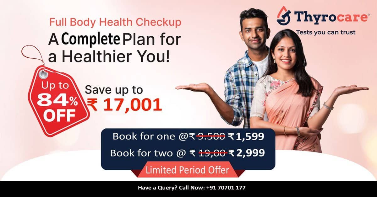 Top Offer on Complete Full Body Checkup Complete full body checkup with vitamins