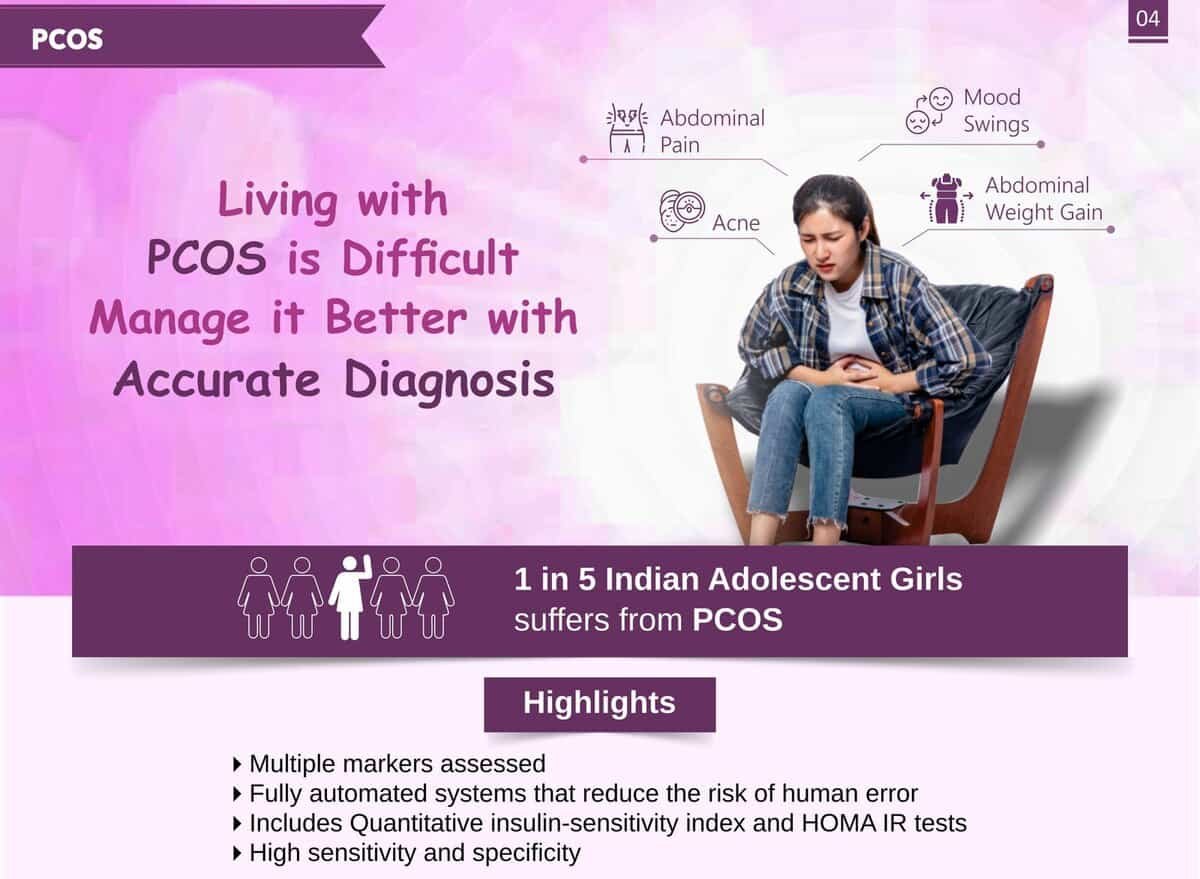 PCOD/PCOS Blood Tests in Jamshedpur at ₹1,100 PCOS and PCOD Profile Tests