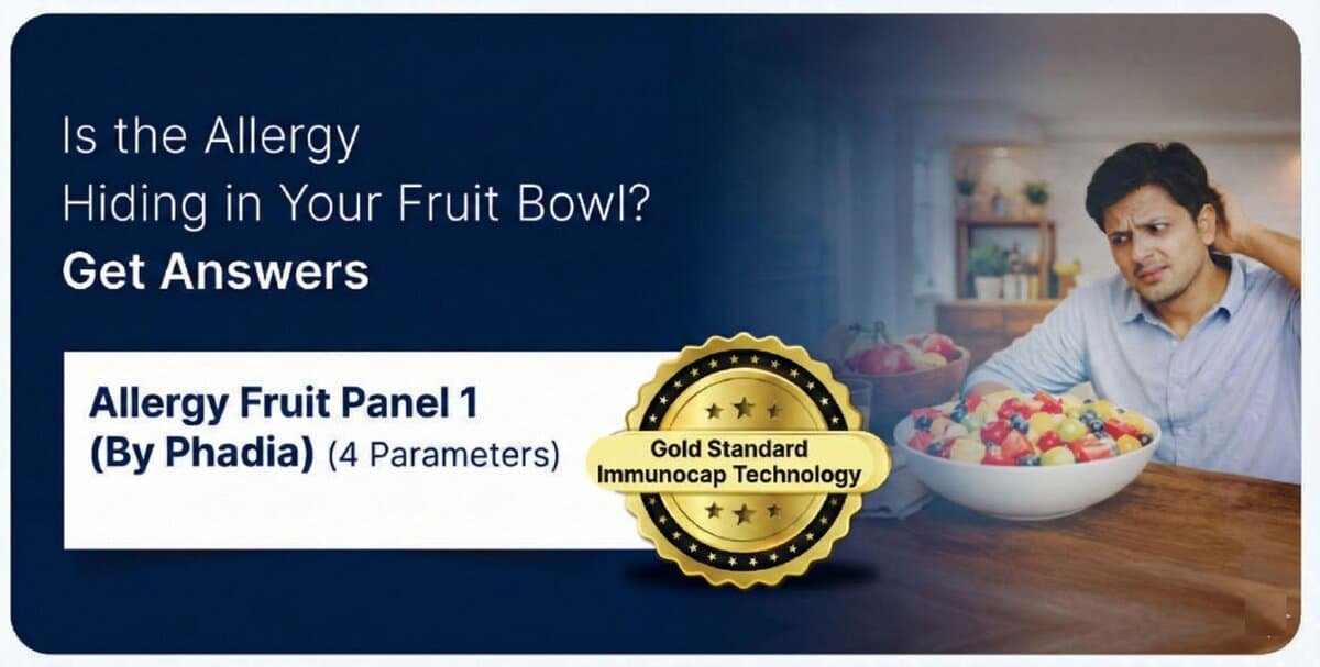 Allergy Fruit Panel 1 by Phadia (ImmunoCAP) – 4 parameters