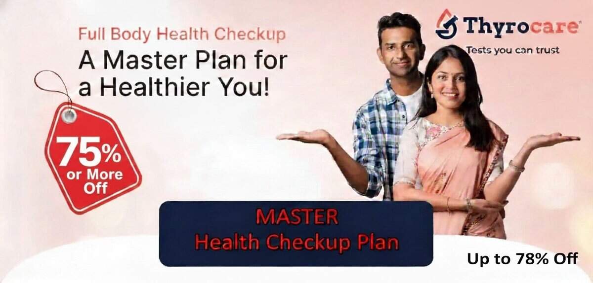 Thyrocare Master Whole Body Checkup (Master Wellness) package and offer - 140 parameters