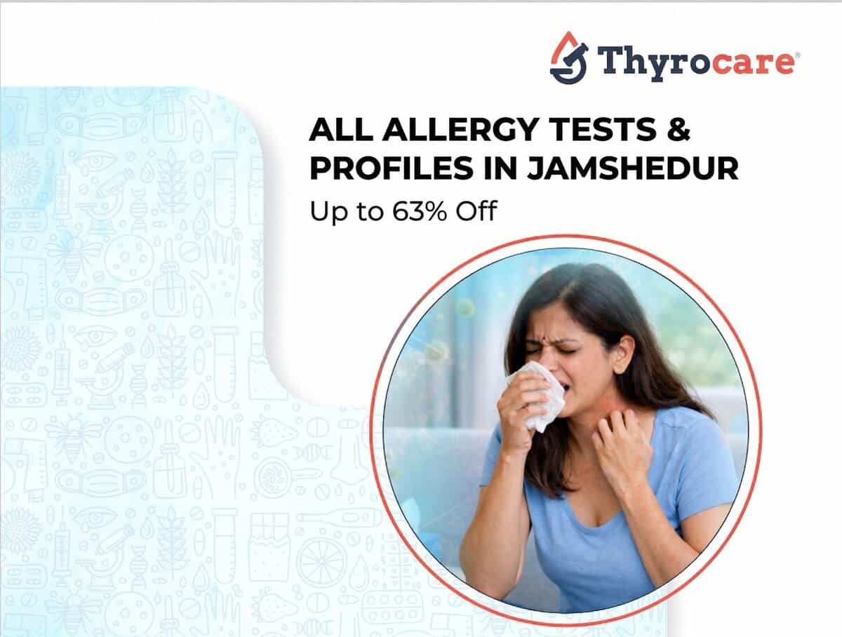 Allergy blood test panels and profiles in Jamshedpur - up to 63% off with free home collection