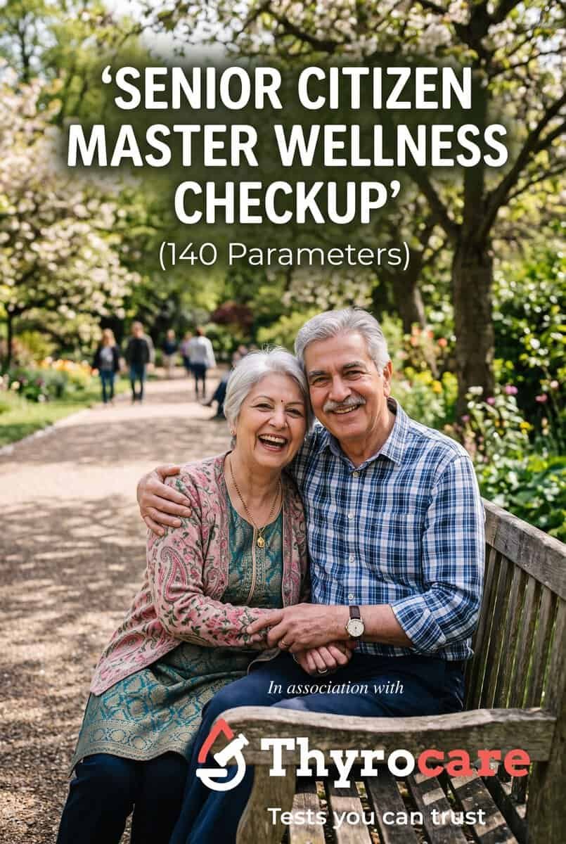 Thyrocare Master Health Checkup for Senior Citizens Senior Citizen Master Health Checkup package by Thyrocare with 140 parameters